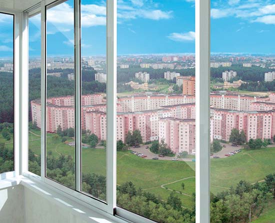 Холодное алюминиевое остекление балконов Чехов