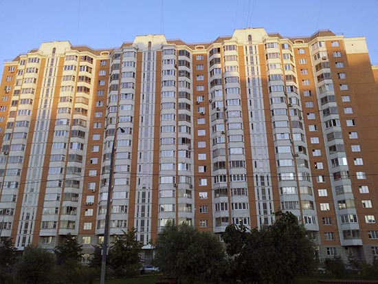 Остекление балконов и лоджий в доме серии П44Т Чехов