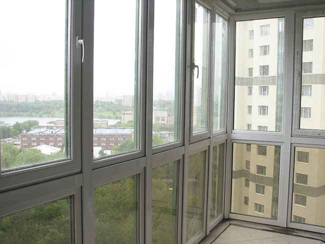 Остекление балкона в пол Чехов